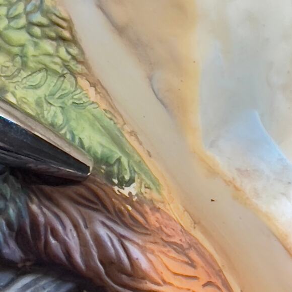 Grandeur Noel 2001 Bethlehem Villag 2 Story House O'Well Porcelain Light NOT Inc - Picture 5 of 14